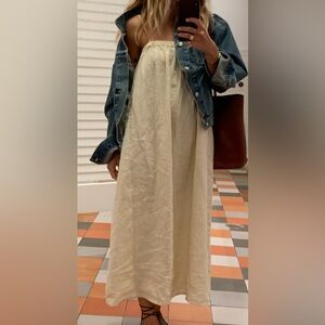 FILOSOFIA Cream Midi Dress